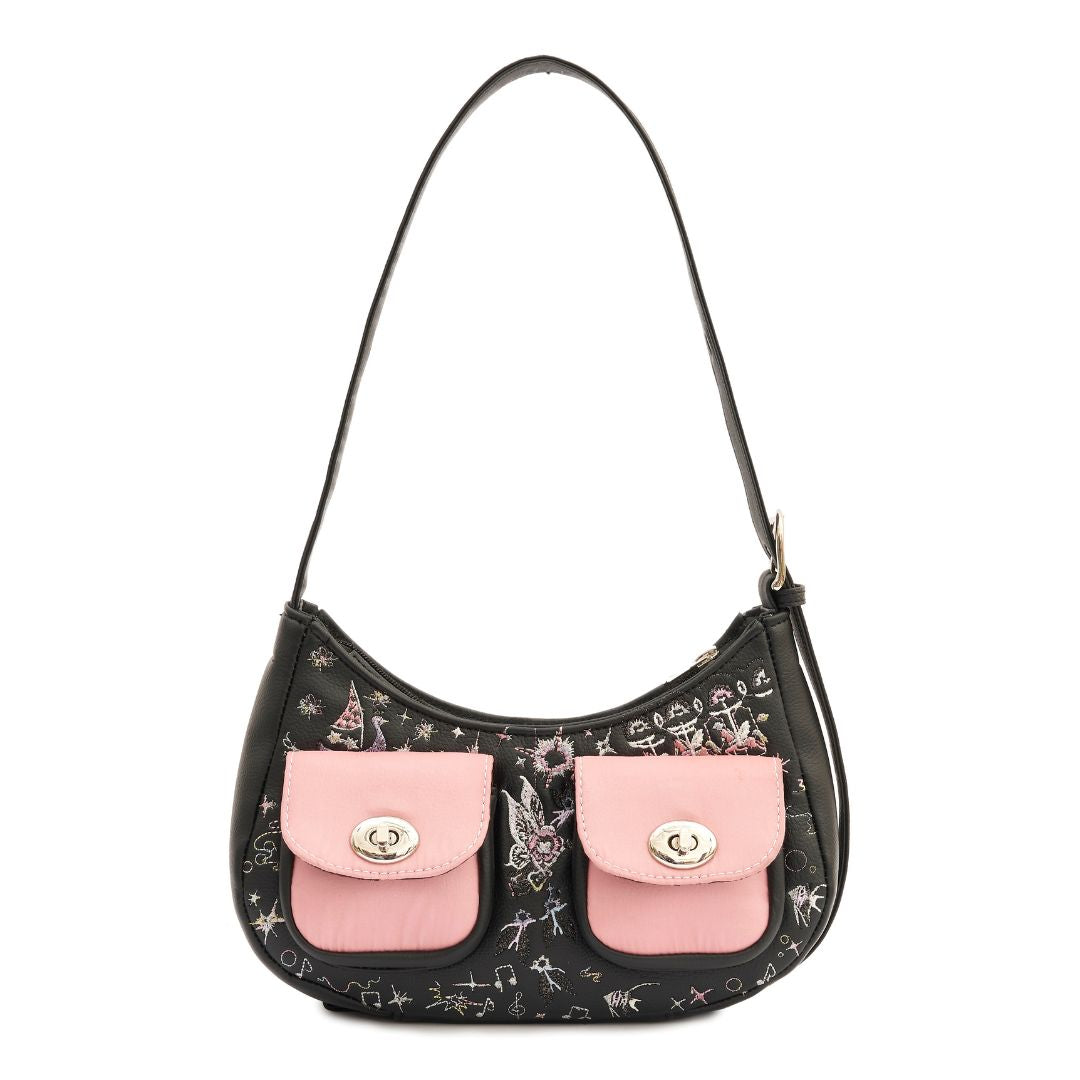 melody bag in black