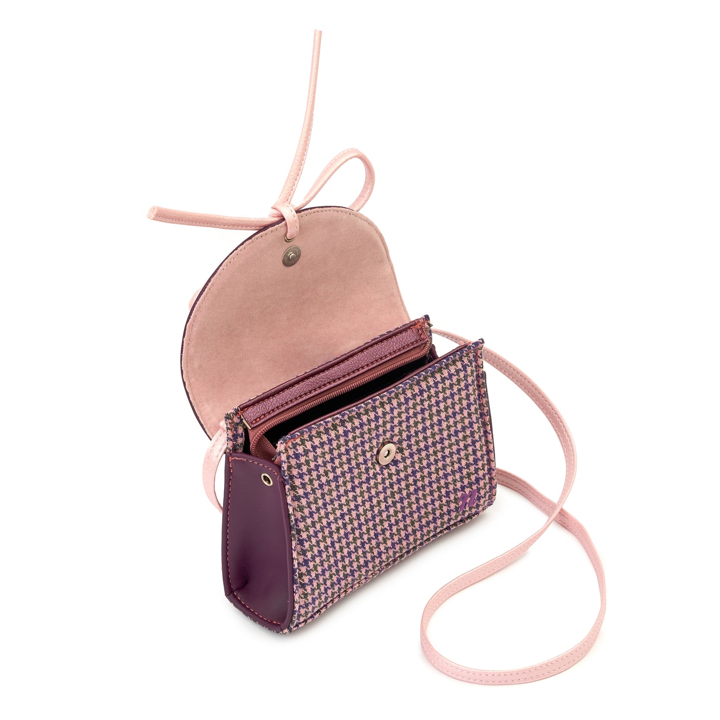 Ribbon Colour Block Handbag