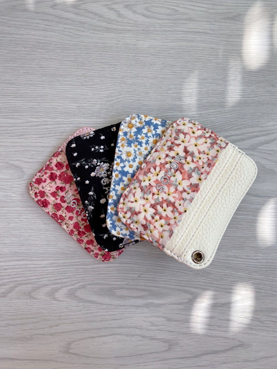ngaos_embroidered_floral_card_holder_black_pink_blue