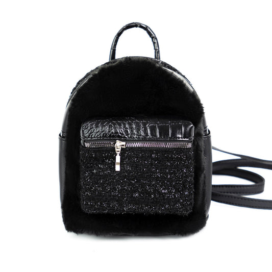 ngaos_tabby_milkyway_vegan_lether_tweed_small_backpack_black