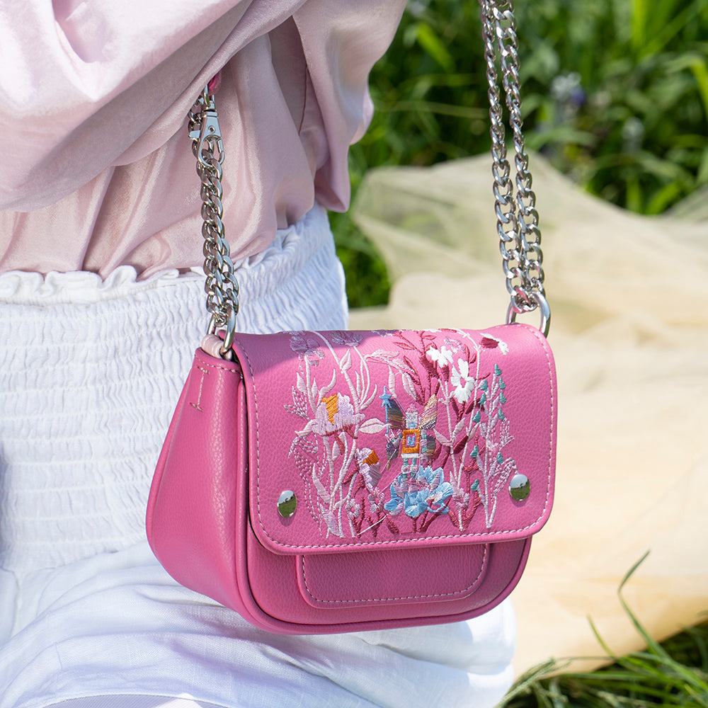 Pink Luxury Clutch Bag With Silk Flowers, Flowers Power Velvet Small  Crossbody Purse Bag, Language of Flowers on Clutch, Unique Gift for Her -  Etsy