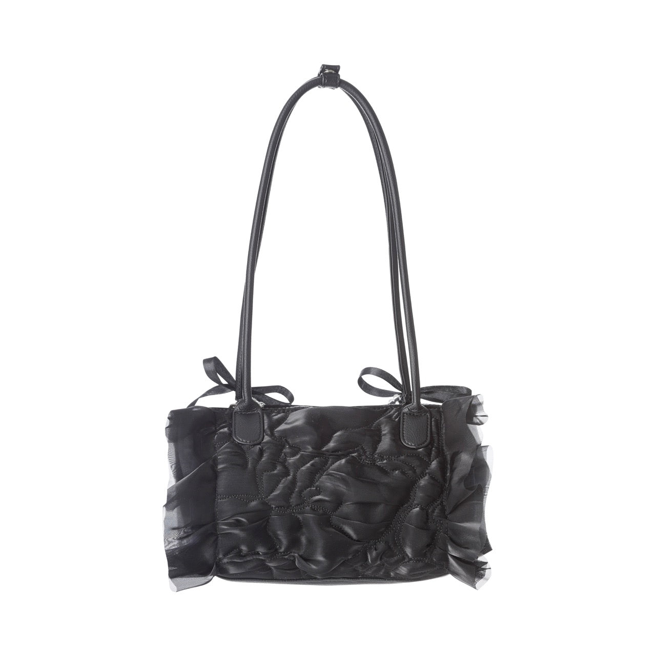 ngaos_sea_angle_shoulder_bag_black_organza_flower