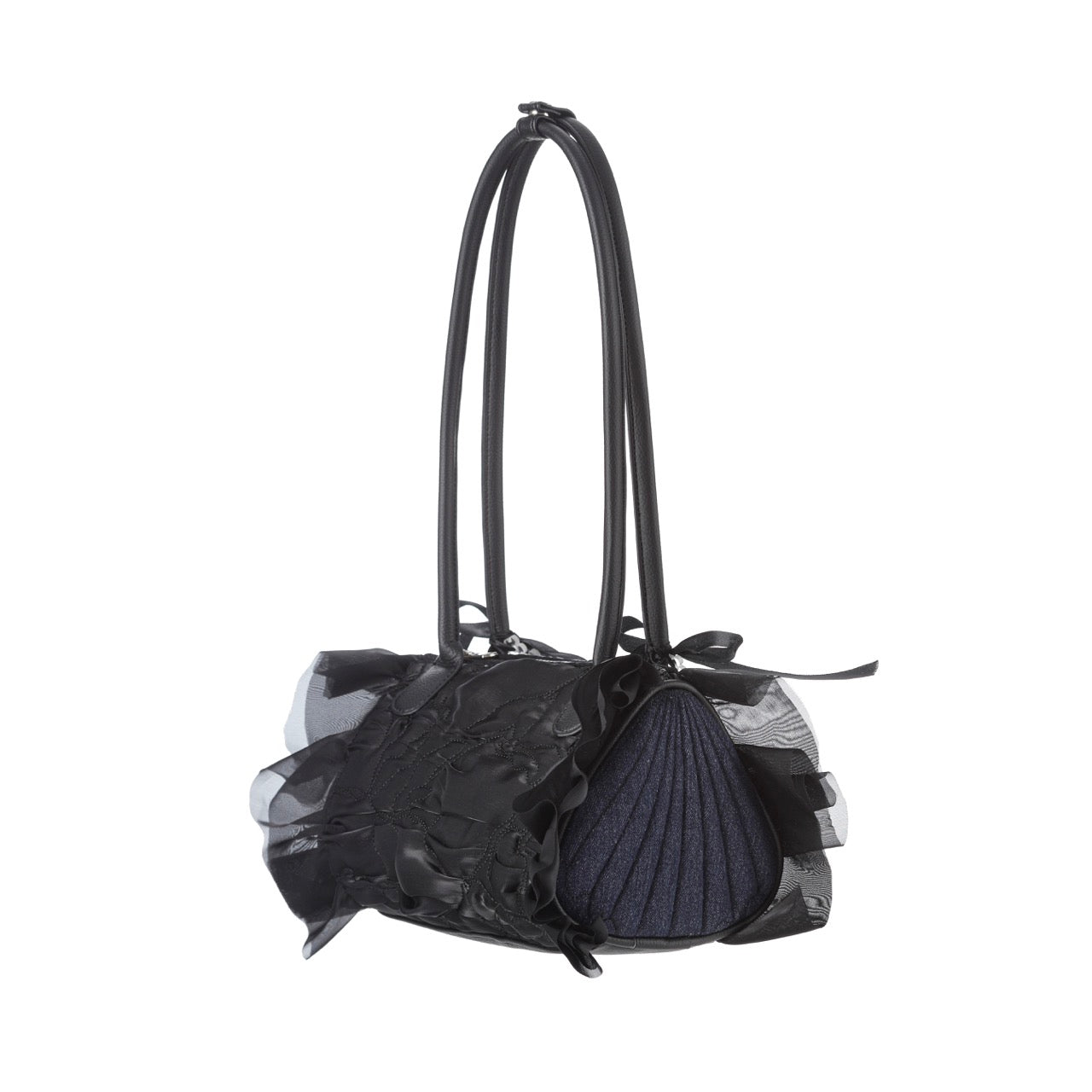 ngaos_sea_angle_shoulder_bag_black_organza_flower