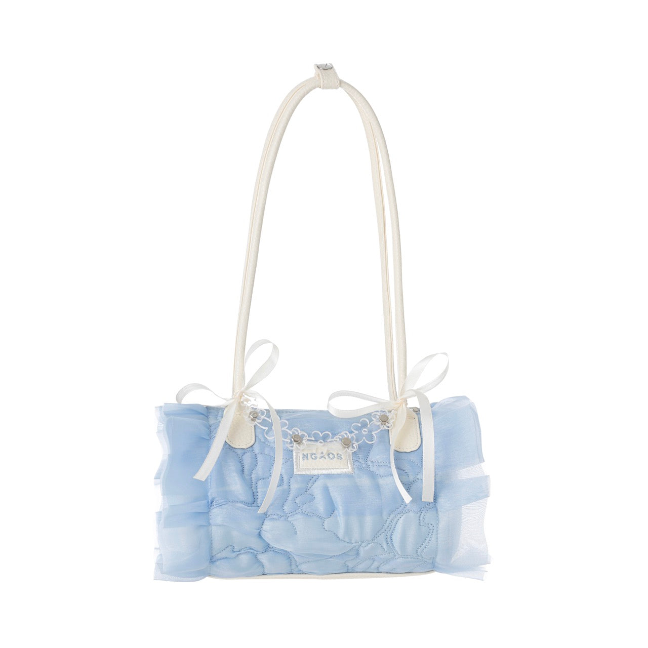 ngaos_sea_angle_shoulder_bag_icy_blue_organza_flower