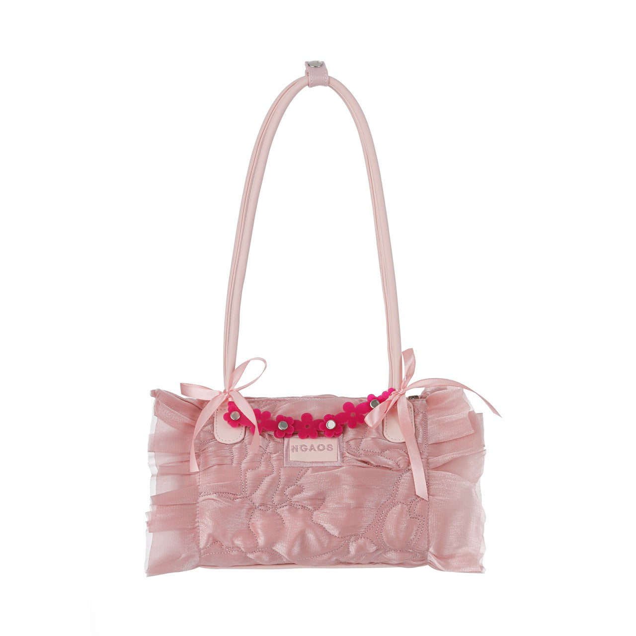 ngaos_sea_angle_shoulder_bag_pearl_pink_organza