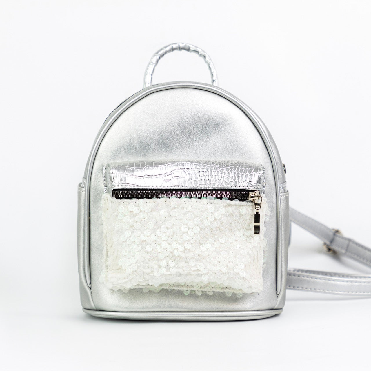 ngaos_tabby_milkyway_vegan_lether_tweed_small_backpack_silver